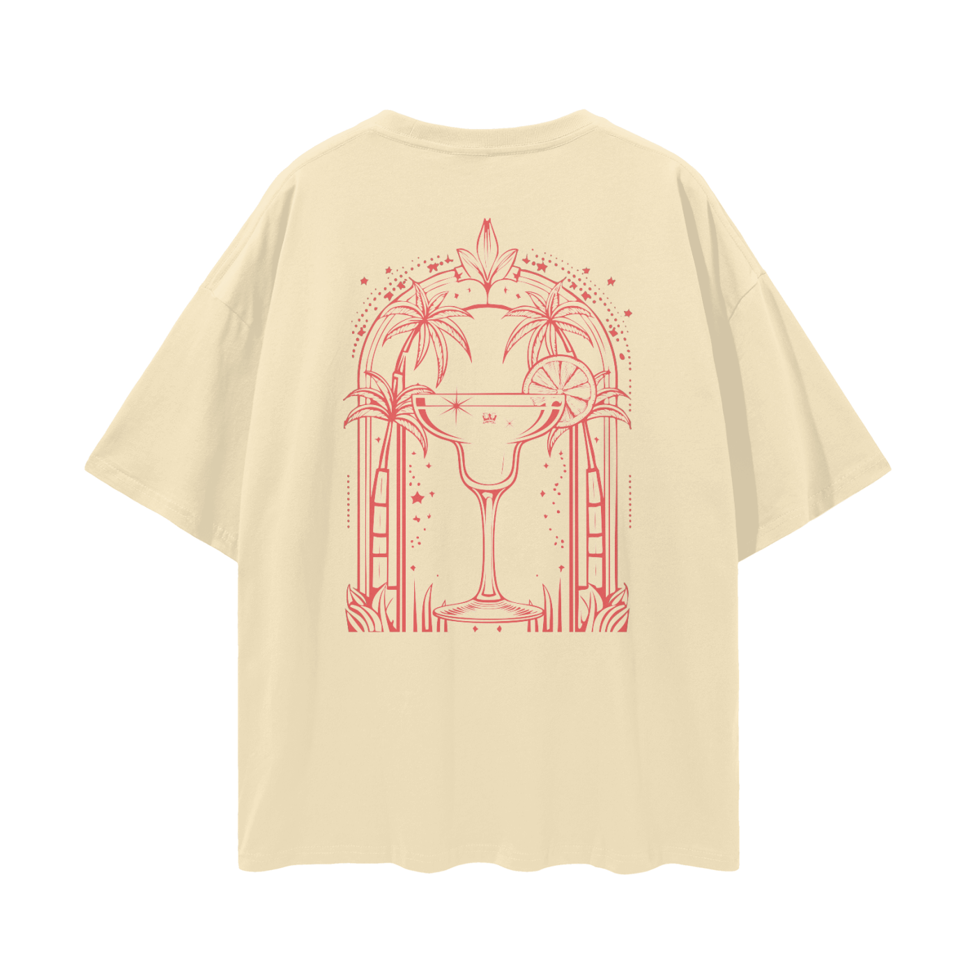 NEW Midas Shimmer Margarita Hour Loose Drop Shoulder T-Shirt