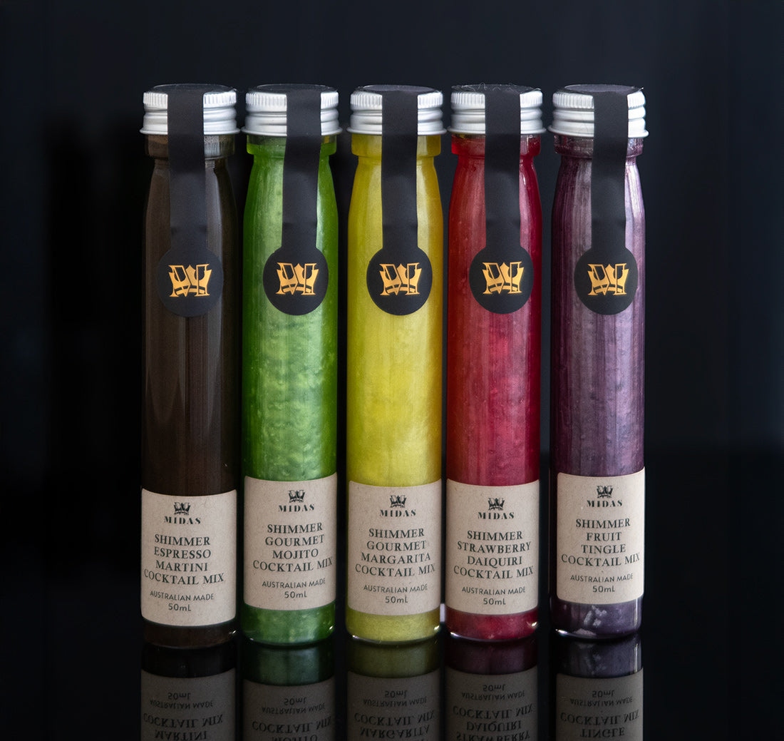 Midas Shimmer Gourmet Cocktail Multi Pack (4 x 50mL)