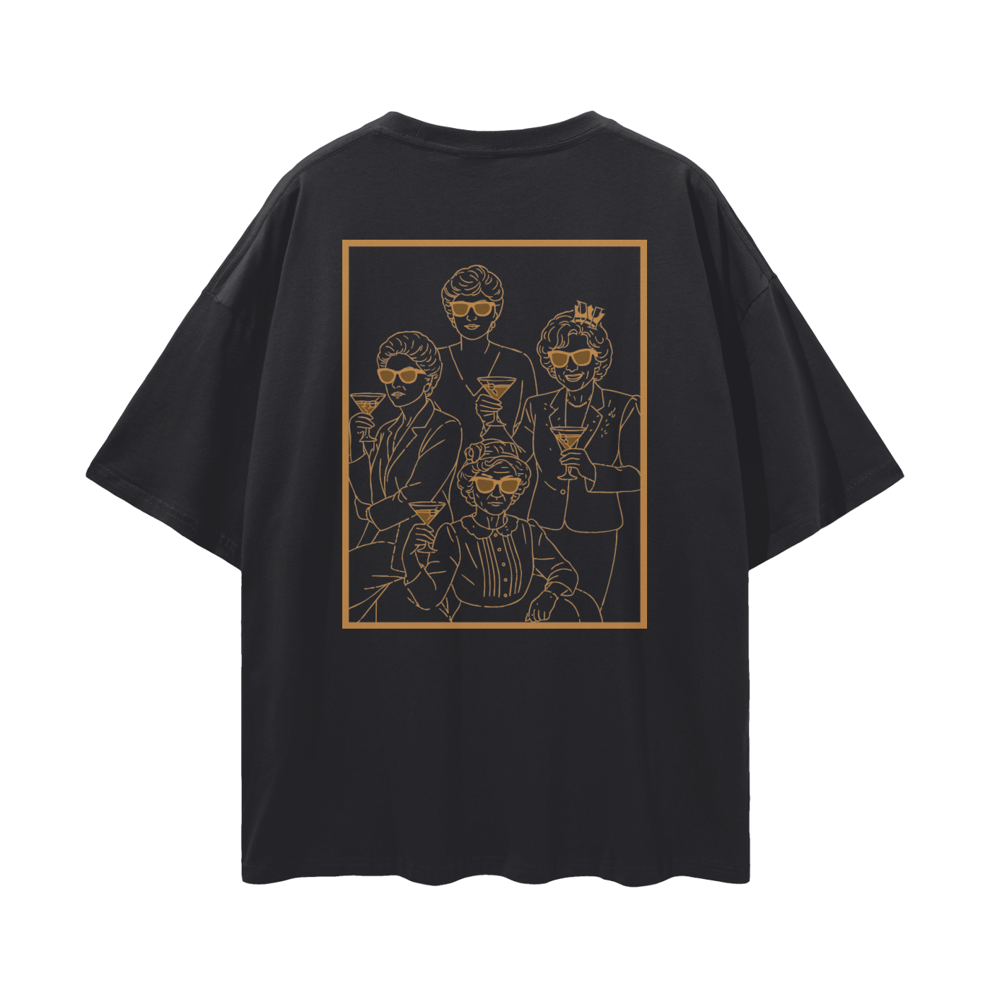 NEW Midas Stay Golden Loose Drop Shoulder T-Shirt