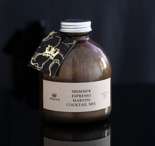 Midas Shimmer Espresso Martini Cocktail Mix (500mL)