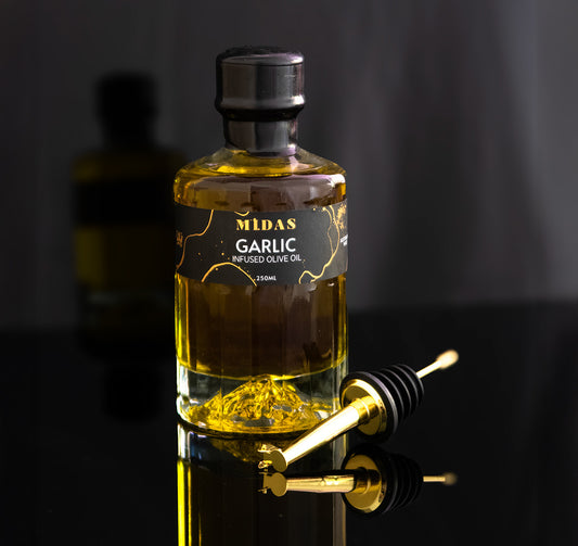 Midas Garlic Infused Olive Oil (250mL)