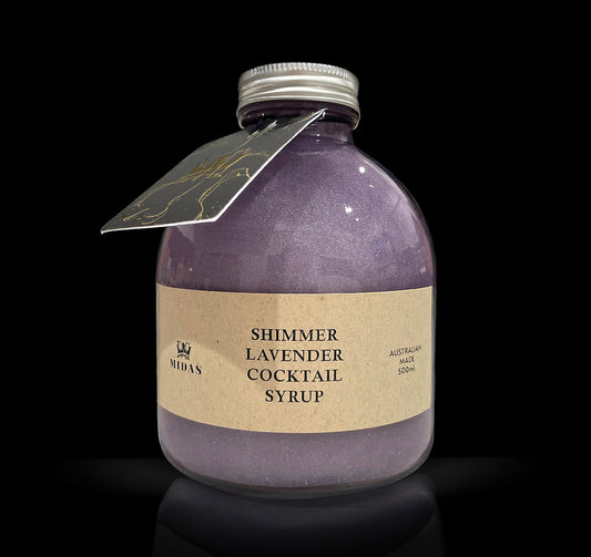 Midas Shimmer Lavender Cocktail Syrup (500mL)