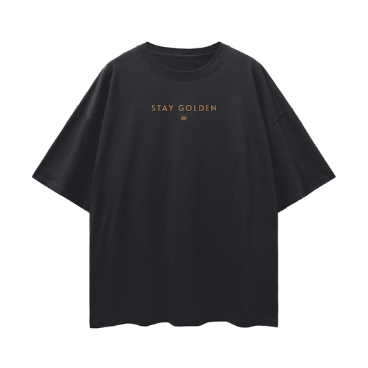 NEW Midas Stay Golden Loose Drop Shoulder T-Shirt